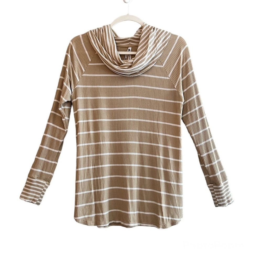 Leo & Nicole long sleeve striped Size S NWOT - Picture 1 of 5